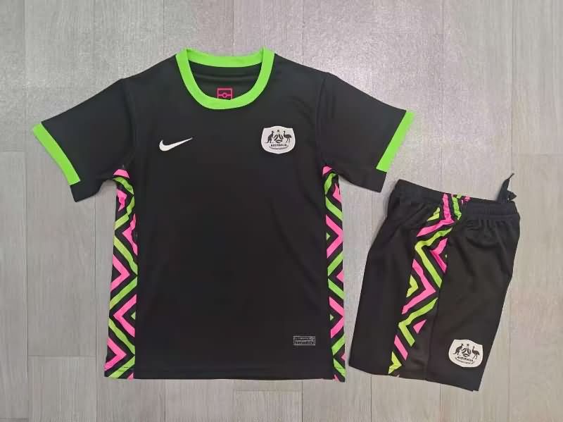 Kids Australia Soccer Jersey Away Replica 2025