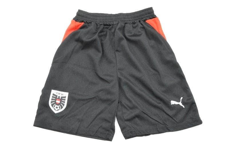 Kids Austria 2026 Home Soccer Jersey And Shorts