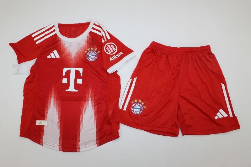 Kids Bayern Munich 25/26 Home Soccer Jersey And Shorts (Player)