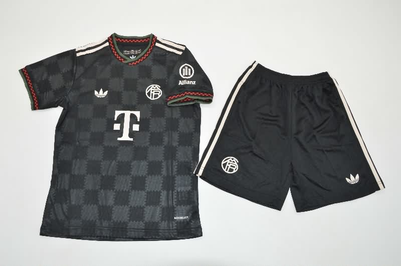 Kids Bayern Munich 25/26 Third Soccer Jersey And Shorts