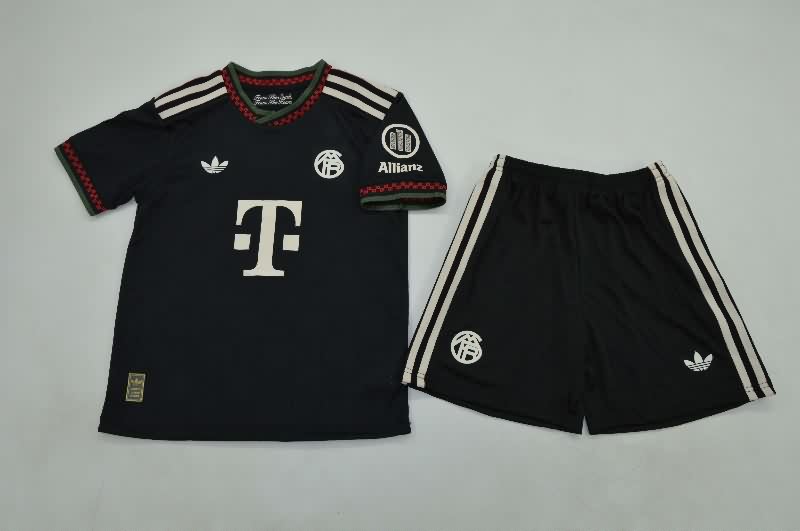 Kids Bayern Munich 25/26 Third Soccer Jersey And Shorts (Player)