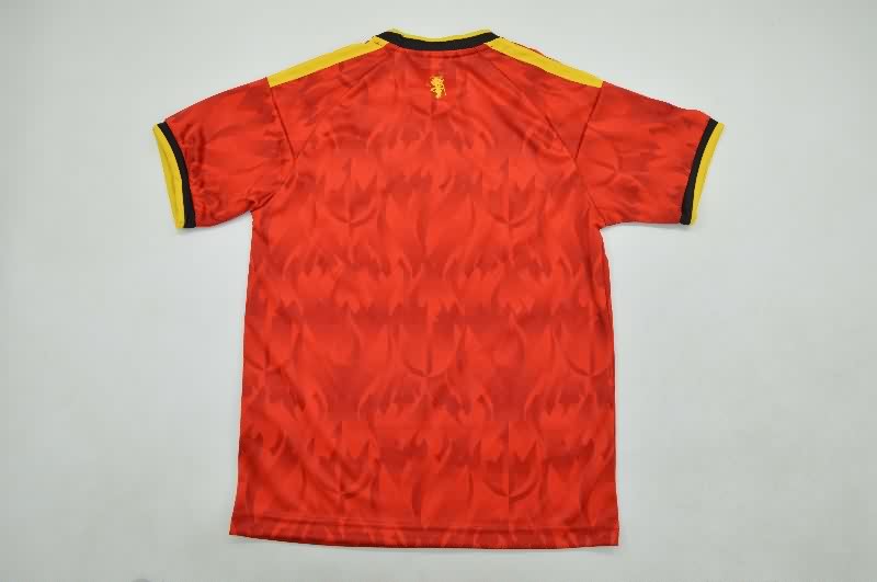Kids Belgium 2026 World Cup Home Soccer Jersey And Shorts