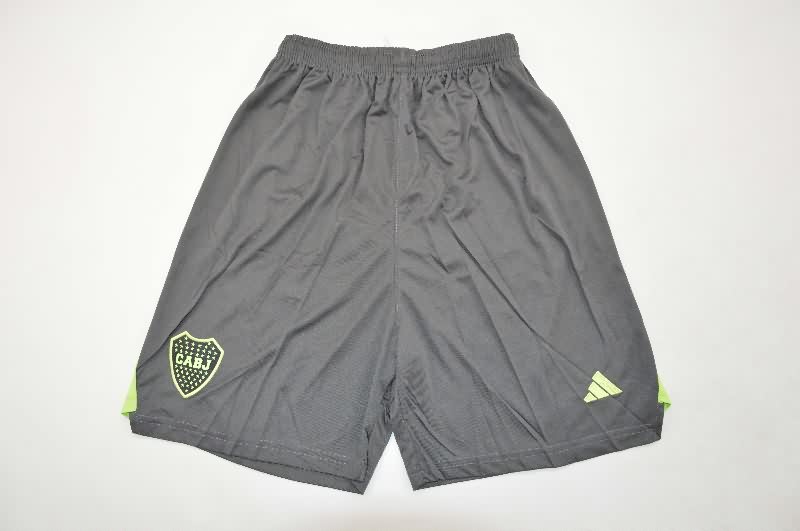 Kids Boca Juniors 25/26 Goalkeeper Black Soccer Jersey And Shorts