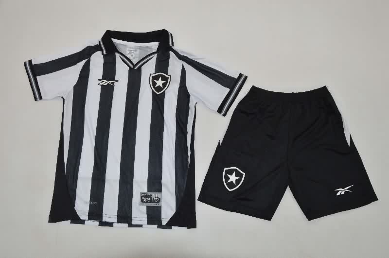 Kids Botafogo 2025 Home Soccer Jersey And Shorts