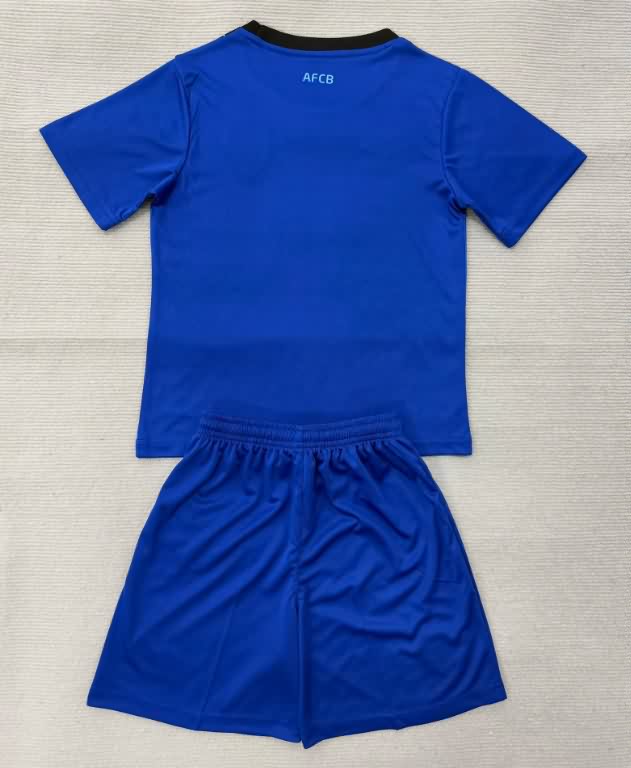Kids Bournemouth 25/26 Away Soccer Jersey And Shorts