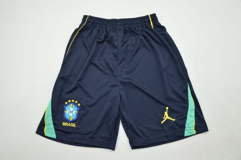 Kids Brazil 2026 Away Soccer Jersey And Shorts