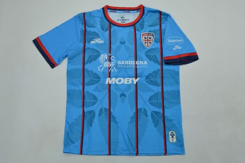 Kids Cagliari 25/26 Third Soccer Jersey And Shorts