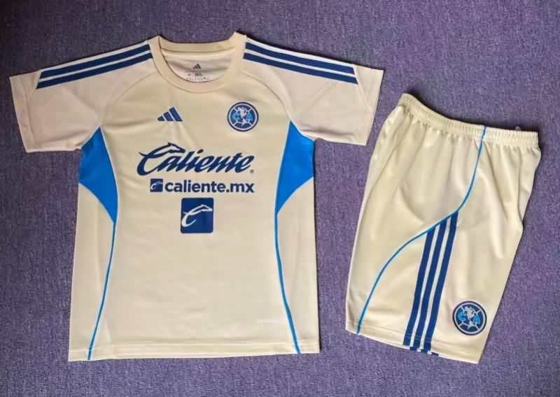 Kids Club America 25/26 Training Soccer Jersey And Shorts 02