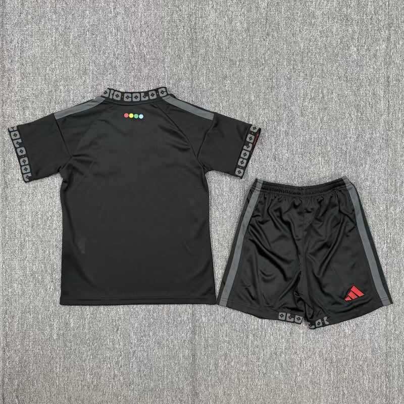 Kids Colo Colo 2026 Away Soccer Jersey And Shorts