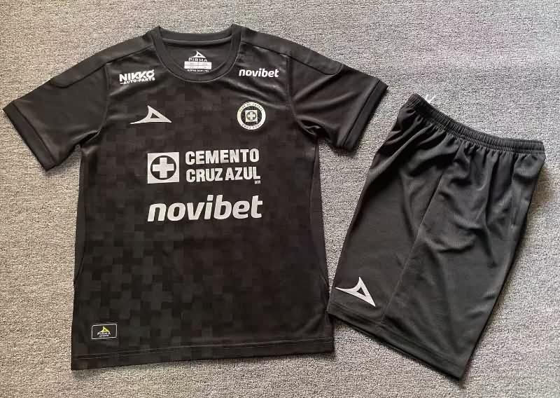 Kids Cruz Azul 25/26 Third Soccer Jersey And Shorts