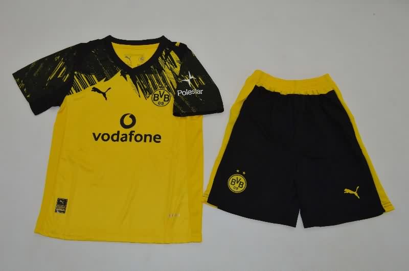 Kids Dortmund 25/26 Home Soccer Jersey And Shorts