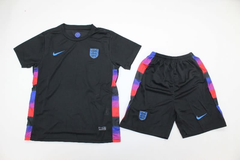 Kids England Soccer Jersey Female EURO Away Replica 2025