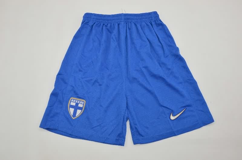 Kids Finland 2025 Home Soccer Jersey And Shorts