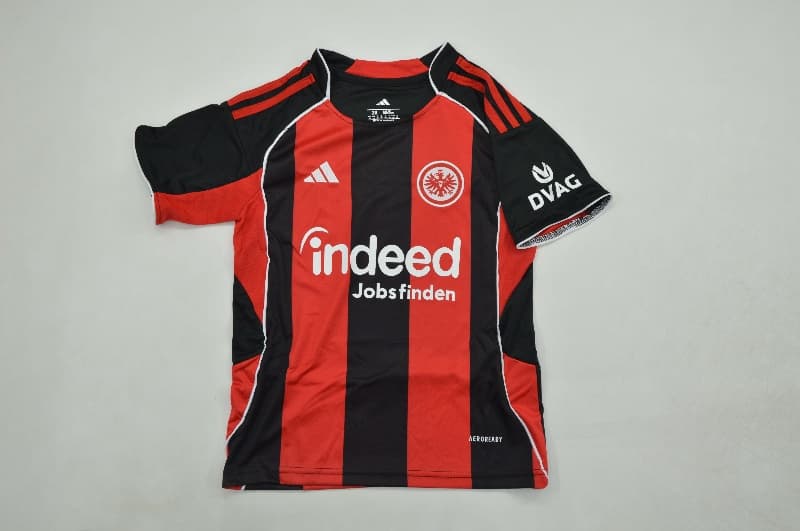 Kids Frankfurt 25/26 Home Soccer Jersey And Shorts
