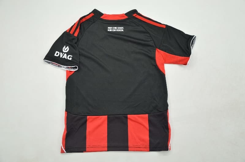 Kids Frankfurt 25/26 Home Soccer Jersey And Shorts