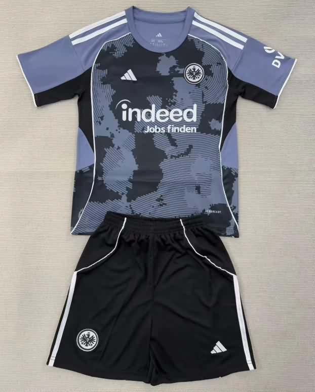 Kids Frankfurt 25/26 Third Soccer Jersey And Shorts