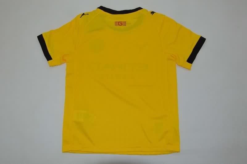 Kids Girona 25/26 Away Soccer Jersey And Shorts