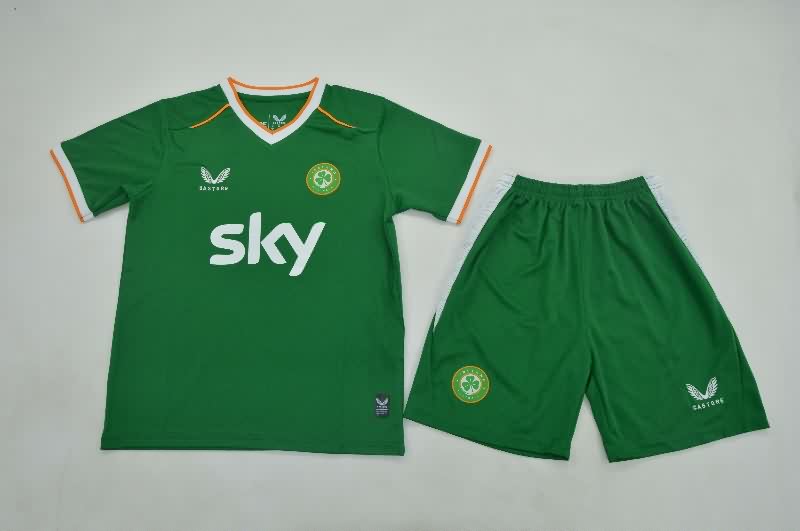 Kids Ireland 2026 Home Soccer Jersey And Shorts