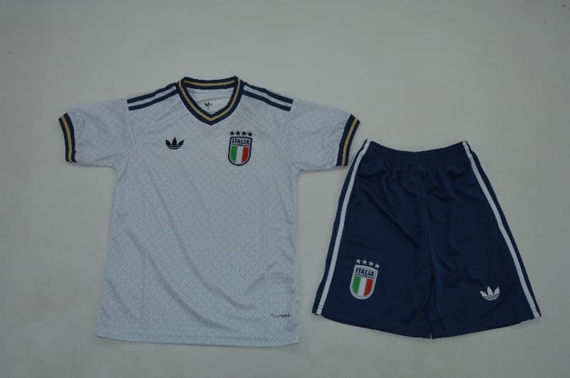 Kids Italy 2026 Away Soccer Jersey And Shorts