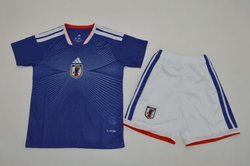 Kids Japan 2026 World Cup Home Soccer Jersey And Shorts