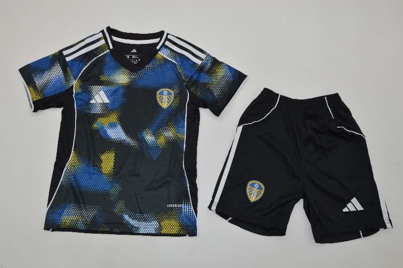 Kids Leeds United 25/26 Third Soccer Jersey And Shorts