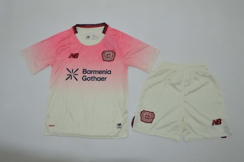 Kids Leverkusen 25/26 Away Soccer Jersey And Shorts