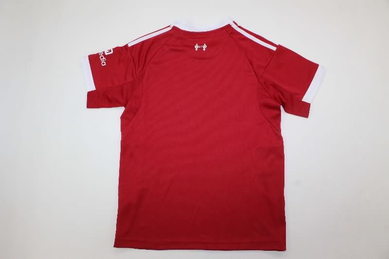Kids Liverpool 25/26 Home Soccer Jersey And Shorts