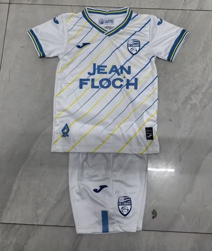 Kids Lorient FC 25/26 Away Soccer Jersey And Shorts