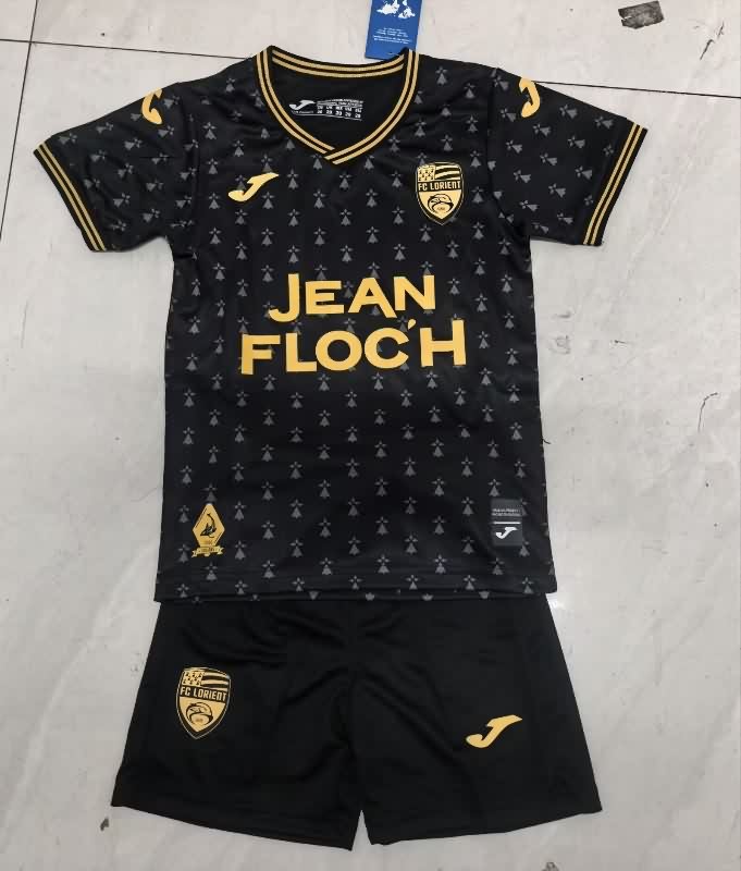 Kids Lorient FC 25/26 Third Soccer Jersey And Shorts