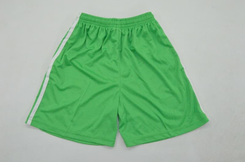 Kids Manchester United 25/26 Goalkeeper Green Soccer Jersey And Shorts