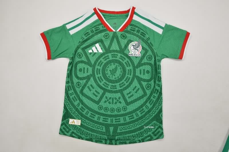 Kids Mexico 2026 World Cup Home Soccer Jersey And Shorts (Player)