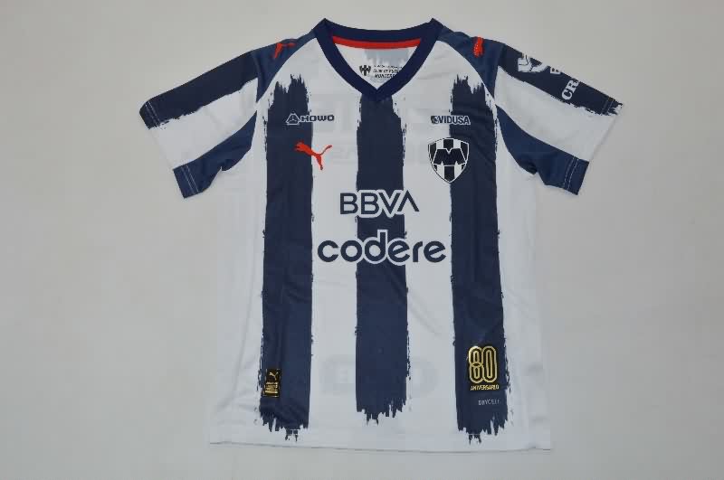 Kids Monterrey 25/26 Home Soccer Jersey And Shorts