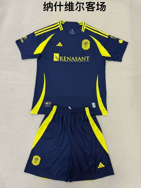 Kids Nashville Soccer Jersey Away Replica 2025