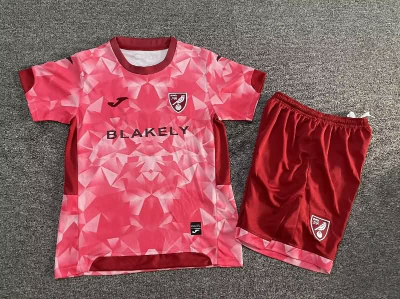 Kids Norwich 25/26 Third Soccer Jersey And Shorts