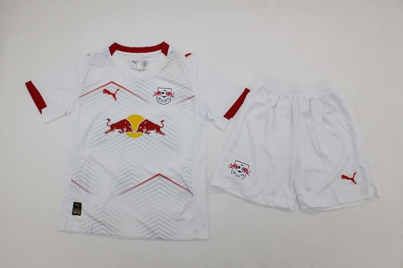 Kids RB Leipzig 25/26 Home Soccer Jersey And Shorts