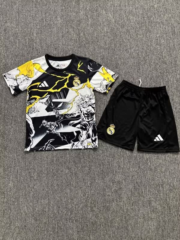 Kids Real Madrid 25/26 Special Soccer Jersey And Shorts