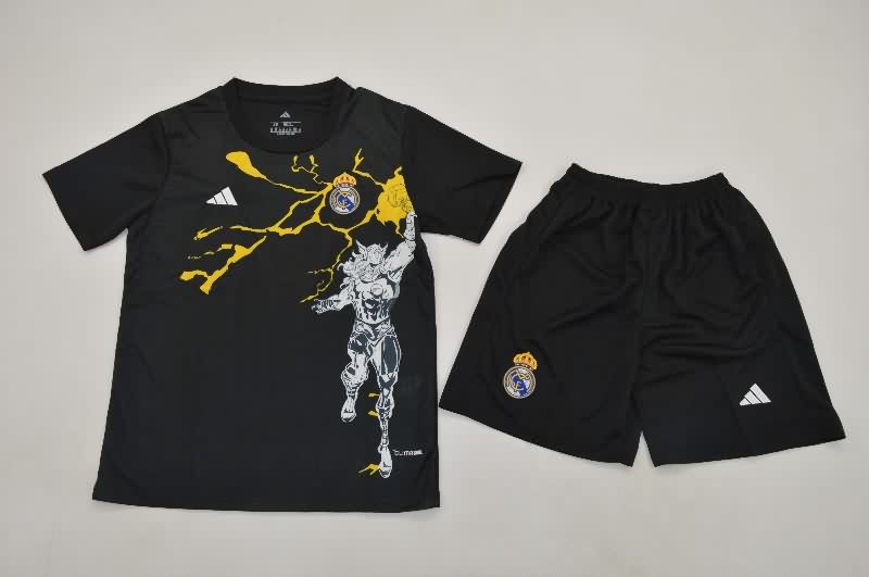 Kids Real Madrid 25/26 Special Soccer Jersey And Shorts 09