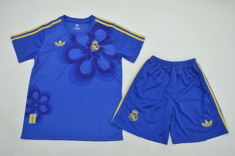 Kids Real Madrid 25/26 Special Soccer Jersey And Shorts 10
