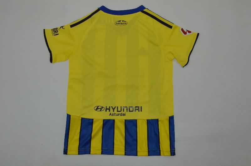 Kids Real Oviedo 25/26 Away Soccer Jersey And Shorts