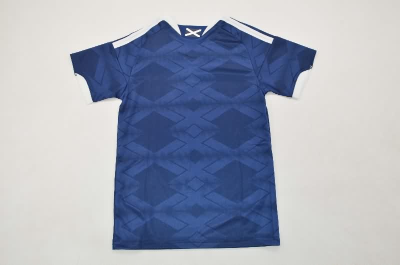 Kids Scotland 2026 Home Soccer Jersey And Shorts