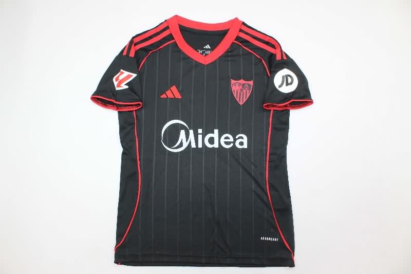 Kids Sevilla 25/26 Third Soccer Jersey And Shorts