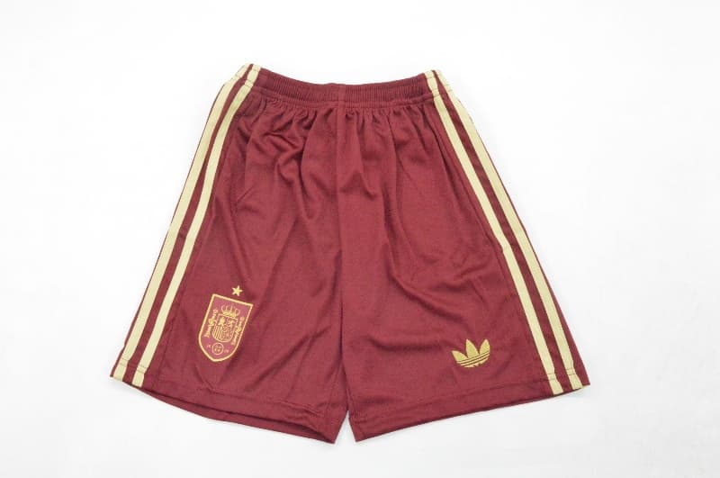 Kids Spain 2026 World Cup Away Soccer Jersey And Shorts
