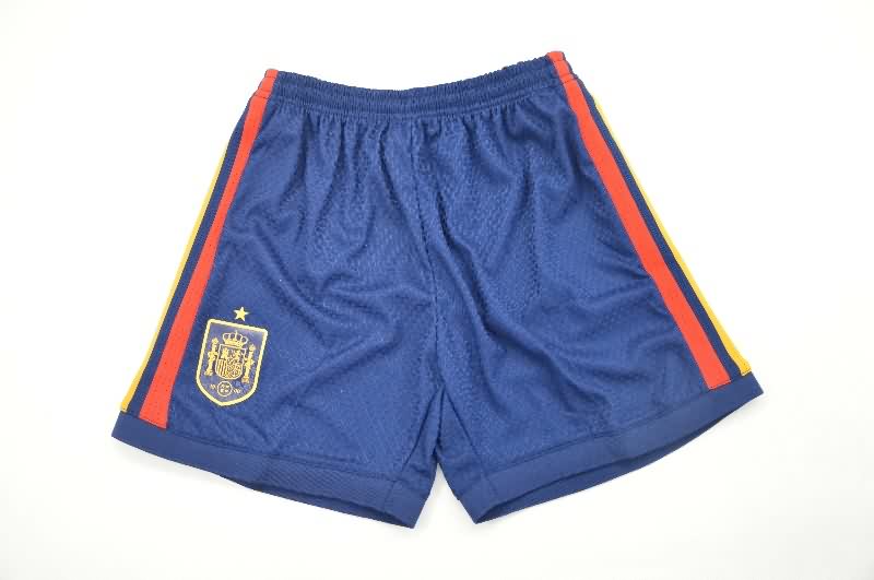 Kids Spain 2026 World Cup Home Soccer Jersey And Shorts (Player)