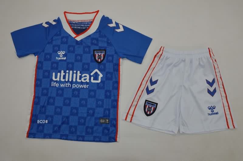 Kids Sunderland 25/26 Away Soccer Jersey And Shorts