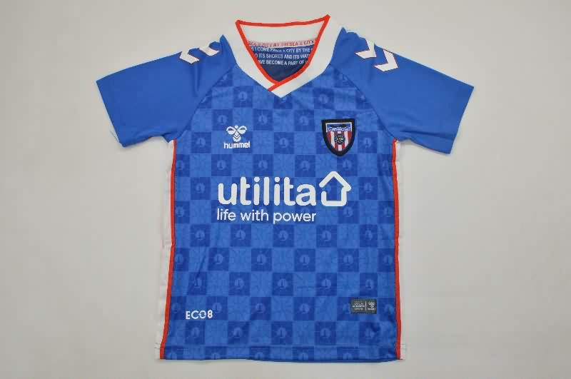 Kids Sunderland 25/26 Away Soccer Jersey And Shorts