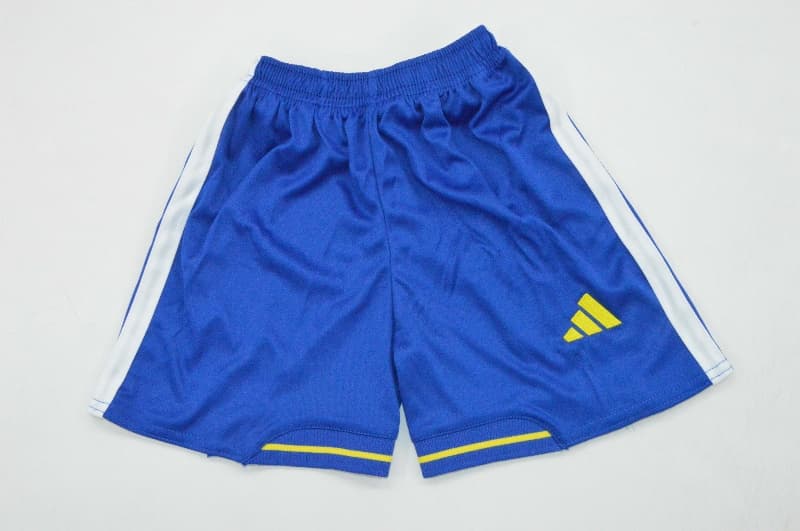 Kids Sweden 2026 Home Soccer Jersey And Shorts