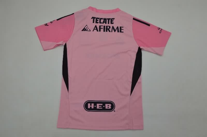 Kids Tigres UANL 25/26 Goalkeeper Pink Soccer Jersey And Shorts