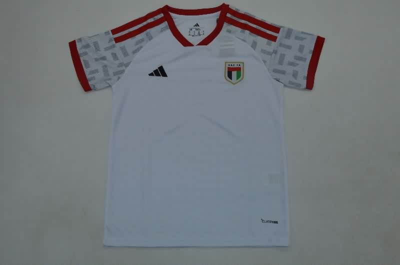Kids UAE 2026 Home Soccer Jersey And Shorts