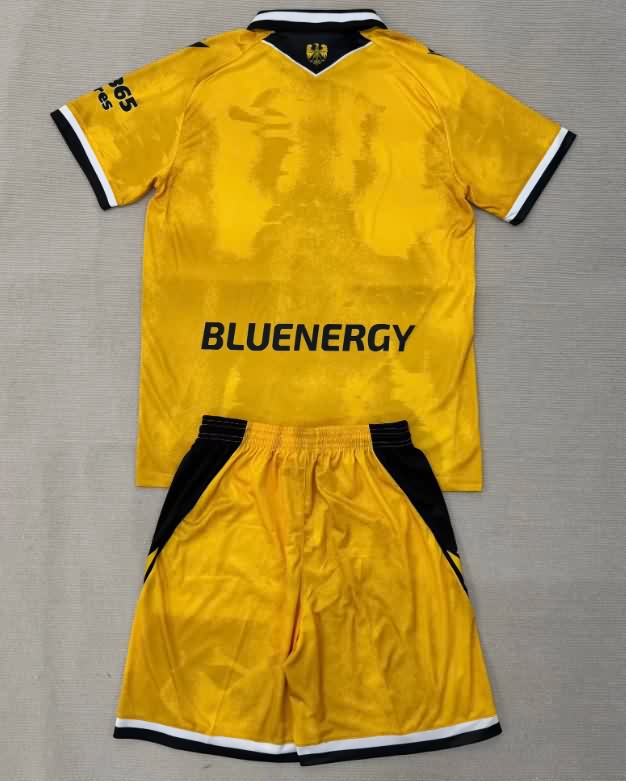 Kids Udinese 25/26 Third Soccer Jersey And Shorts