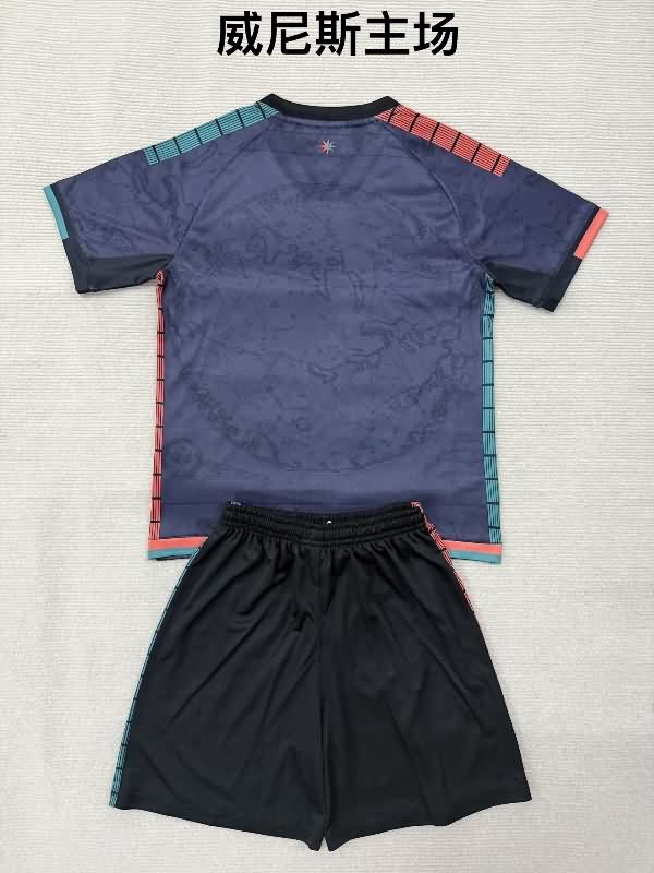 Kids Venezia 25/26 Home Soccer Jersey And Shorts